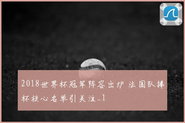 2018世界杯冠军阵容出炉 法国队捧杯核心名单引关注_1